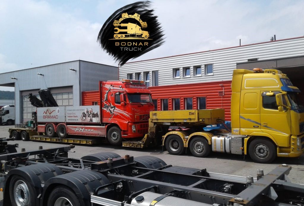 transport ciężarówek